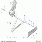 SPORTSMAN 570 TOURING EPS TRACTOR (A20SDS57C5) Suspension, a-arm and strut mounting - a20sds57c5