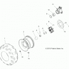 SPORTSMAN 570 TOURING EPS TRACTOR (A20SDS57C5) Wheels, rear tire and brake disc - a20sds57c5 (49atvwhee...