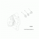 SPORTSMAN 570 TOURING EPS TRACTOR SP (A20SJS57CH) Brakes, front caliper mounting - a20sjs57ch (100266)