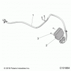SPORTSMAN 570 TOURING EPS TRACTOR SP (A20SJS57CH) Electrical, voltage regulator and mounting - a20sjs57ch ...