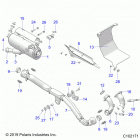 SPORTSMAN 570 TOURING EPS TRACTOR SP (A20SJS57CH) Engine, exhaust - a20sjs57ch