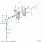 SPORTSMAN 570 TRACTOR ZUGLOF (A20SET57C1/C2/F1) Suspension, torsion bar -   a20set57c1  /  c2  /  f1