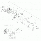 SPORTSMAN 570 UTL (A20SEG57A1/A4/A7/A9/B1/B4) Brakes, rear caliper - a20seg57a1  /  a4  /  a7  /  a9  ...