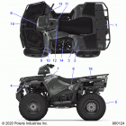 SPORTSMAN 570 UTLILITY PACKAGE (A20SEG57A1/A4/A7/A9/B1/B4) Body, decals - a20seg57a1  /  a4  /  a7  /  a9  /  b1  /...