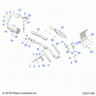 SPORTSMAN 570 X2 (A20SWE57A1/3A1) Engine, exhaust - a20swe57a1  /  3a1 (c0211355)