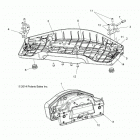 SPORTSMAN 570 X2 EPS TRACTOR (A20SWS57C1/C2/E57F1) Body, seat, passenger, bottom - a20sws57c1  /  c2  /  e5...