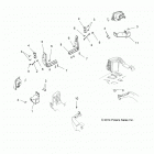 SPORTSMAN 570 X2 EPS TRACTOR (A20SWS57C1/C2/E57F1) Body, tailgate brackets - a20sws57c1  /  c2  /  e57f1 (4...