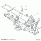 SPORTSMAN 570 X2 EPS TRACTOR (A20SWS57C1/C2/E57F1) Chassis, frame - a20sws57c1  /  c2  /  e57f1 (c102129)