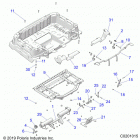SPORTSMAN 570 X2 EU/ZUG TRACTOR (A20SWE57F1/S57C1/C2) Body, rear box frame and pivot - a20swe57f1  /  s57c1  /...