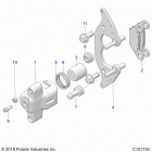 SPORTSMAN 850 48 Brakes, front caliper - a20sxz85af  /  ap  /  caf  /  ca...