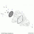SPORTSMAN 850 48 Drive train, drive coupler - a20sxz85af  /  ap  /  caf  ...