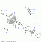 SPORTSMAN 850 48 Engine, cooling system and water pump - a20sxz85af  /  a...