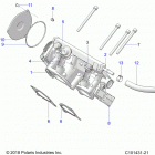 SPORTSMAN 850 48 Engine, throttle body - a20sxz85af  /  ap  /  caf  /  ca...