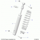 SPORTSMAN 850 48 Suspension, shock, rear - a20sxz85af  /  ap  /  caf  /  ...