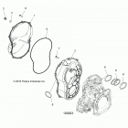 SPORTSMAN 850 HIGH LIFTER (A20SXN85A8) Body, clutch cover and boots - a20sxn85a8 (100923)