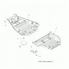 SPORTSMAN 850 HIGH LIFTER (A20SXN85A8/C8) Body, skid plates - a20sxn85a8  /  c8 (49atvskidplate14s...
