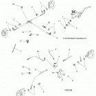 SPORTSMAN 850 HIGH LIFTER (A20SXN85A8/C8) Brakes, brake lines - a20sxn85a8  /  c8 (101518)