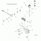 SPORTSMAN 850 HIGH LIFTER (A20SXN85A8/C8) Brakes, brake pedal and master cylinder - a20sxn85a8  / ...