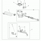 SPORTSMAN 850 HIGH LIFTER (A20SXN85A8/C8) Brakes, front brake lever and master cylinder - a20sxn85...
