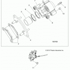 SPORTSMAN 850 HIGH LIFTER (A20SXN85A8/C8) Brakes, front caliper - a20sxn85a8  /  c8 (100108)