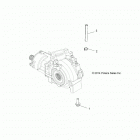 SPORTSMAN 850 HIGH LIFTER (A20SXN85A8/C8) Drive train, gearcase mounting, front - a20sxn85a8  /  c...
