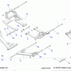 SPORTSMAN 850 HIGH LIFTER (A20SXN85A8/C8) Suspension, rear - a20sxn85a8  /  c8 (c0211319)