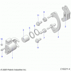 SPORTSMAN 850 HIGH LIFTER (A20SXN85A8/CA8) Brakes, rear caliper - a20sxn85a8  /  ca8 (c102211-4)