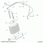SPORTSMAN 850 HIGH LIFTER (A20SXN85A8/CA8) Electrical, battery - a20sxn85a8  /  ca8 (c102303)