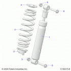 SPORTSMAN 850 HIGH LIFTER (A20SXN85A8/CA8) Suspension, shock, front - a20sxn85a8  /  ca8 (c102215-8...