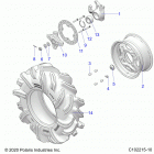 SPORTSMAN 850 HIGH LIFTER (A20SXN85A8/CA8) Wheels, front and hub - a20sxn85a8  /  ca8 (c102215-10)