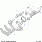 SPORTSMAN 850 PREMIUM TRAIL PACKAGE (A20SXZ85AF/5AP/CAP) Brakes, rear caliper - a20sxz85af  /  5ap  /  cap (c1019...