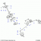SPORTSMAN 850 PREMIUM TRAIL PACKAGE (A20SXZ85AF/5AP/CAP) Steering, steering post asm. - a20sxz85af  /  5ap  /  ca...