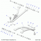 SPORTSMAN 850 PREMIUM TRAIL PACKAGE (A20SXZ85AF/5AP/CAP) Suspension, front a-arms - a20sxz85af  /  5ap  /  cap (c...