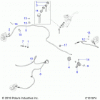 SPORTSMAN 850 SP 48 (A20SXA85A1/A7/CA7/E85A9/AF/AP/CA9/CAF/CAP) Brakes, brake lines - a20sxa85a1  /  a7  /  ca7  /  e85a...
