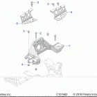 SPORTSMAN 850 SP 48 (A20SXA85A1/A7/CA7/E85A9/AF/AP/CA9/CAF/CAP) Chassis, bulkhead and front cab support - a20sxa85a1  / ...