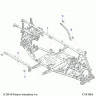 SPORTSMAN 850 SP 48 (A20SXA85A1/A7/CA7/E85A9/AF/AP/CA9/CAF/CAP) Chassis, main frame - a20sxa85a1  /  a7  /  ca7  /  e85a...