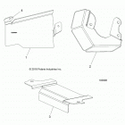 SPORTSMAN 850 SP TOURING (A20SYE85AP/CAP) Body, heat shields - a20sye85ap  /  cap (100908)