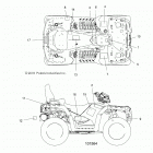 SPORTSMAN 850 SPN TOURING (A20SYE85AP) Body, decals - a20sye85ap (101564)