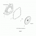 SPORTSMAN 850 SPN TOURING (A20SYE85AP) Drive train, drive coupler - a20sye85ap (100077)