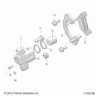 SPORTSMAN 850/LE 48 Brakes, front caliper - a20sxa85a1  /  a7  /  ca1  /  ca...