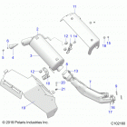 SPORTSMAN 850/LE 48 Engine, exhaust - a20sxa85a1  /  a7  /  ca1  /  ca7  /  ...
