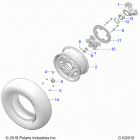 SPORTSMAN 850/LE 48 Wheels, front and hub - a20sxa85a1  /  a7  /  ca1  /  ca...
