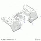 SPORTSMAN 850/LE 48 Body, rear cab - a20sxa85a1  /  a7  /  ca1  /  ca7  /  e...