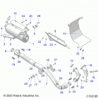 SPORTSMAN TOURING 570 PREMIUM TRACTOR  (A20SJS57CH) Engine, exhaust - a20sjs57ch (c102185)