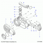 SPORTSMAN TOURING 570/TOURING 570 EPS/LATIN Body, clutch cover - a20sda57a5  /  l4  /  e57a4  /  b4 ...