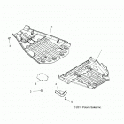 SPORTSMAN TOURING XP 1000 EGI (A20SYE95KH) Body, skid plates - a20sye95kh