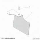 SPORTSMAN TOURING XP 1000 EGI (A20SYE95KH) Chassis, vin, plate - a20sye95kh (c0210600-1)