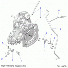 SPORTSMAN TOURING XP 1000 EGI (A20SYE95KH) Drive train, transmission mounting - a20sye95kh (c021097...