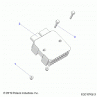 SPORTSMAN TOURING XP 1000 EGI (A20SYE95KH) Electrical, voltage regulator and mounting - a20sye95kh