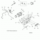 SPORTSMAN XP 1000 HIGH LIFTER (A20SXM95AL) Body, front bumper winch and mounting - a20sxm95al (1001...